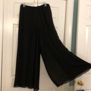 Wide leg dress pants